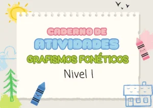 Caderno de Atividades – Grafismos Fonéticos (Nível 1) | Letra Cursiva (PDF)